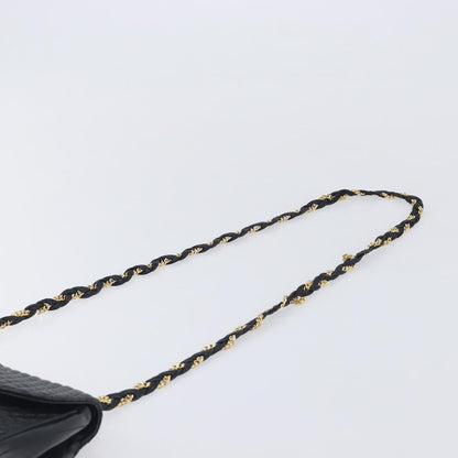 Bally Vintage Quilted Leather, Black, Leather, Shoulder Bag