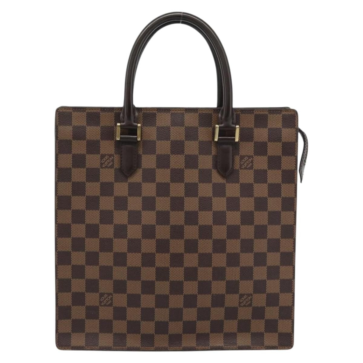 Louis Vuitton Venice Sac Plat Damier, Brown, Canvas, Handbag