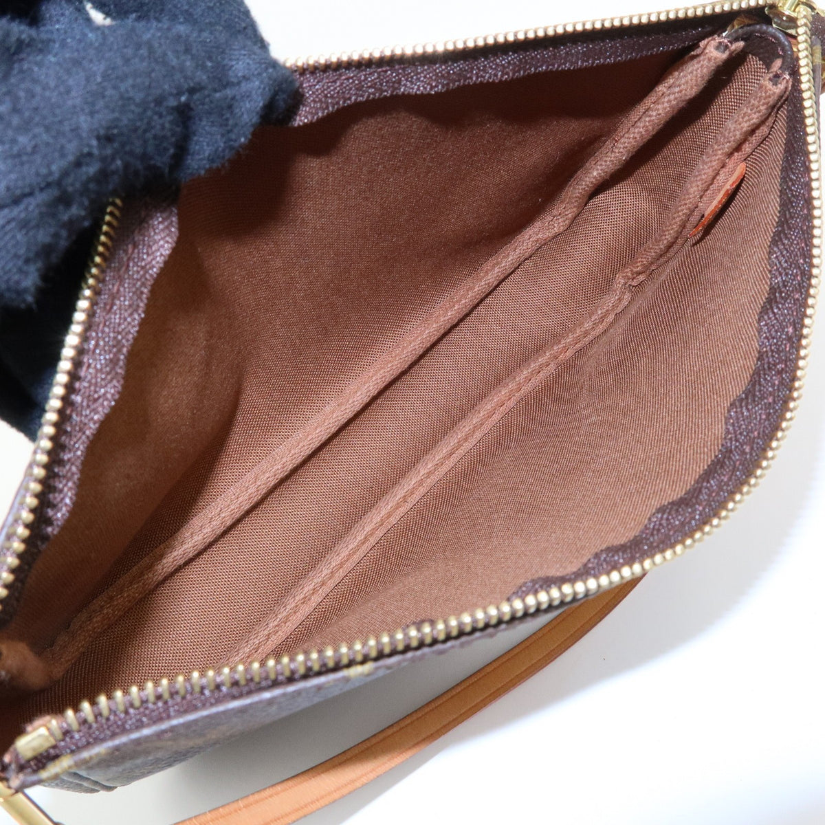 Louis Vuitton Pochette Accessoires NM Monogram Canvas, Brown, Canvas, Clutch