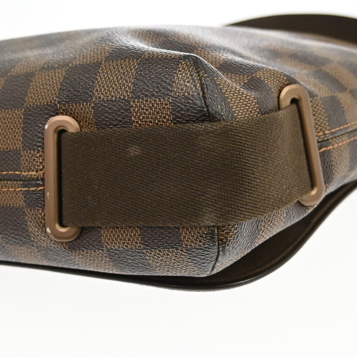 Louis Vuitton Brooklyn Damier, Brown, Canvas, Handbag