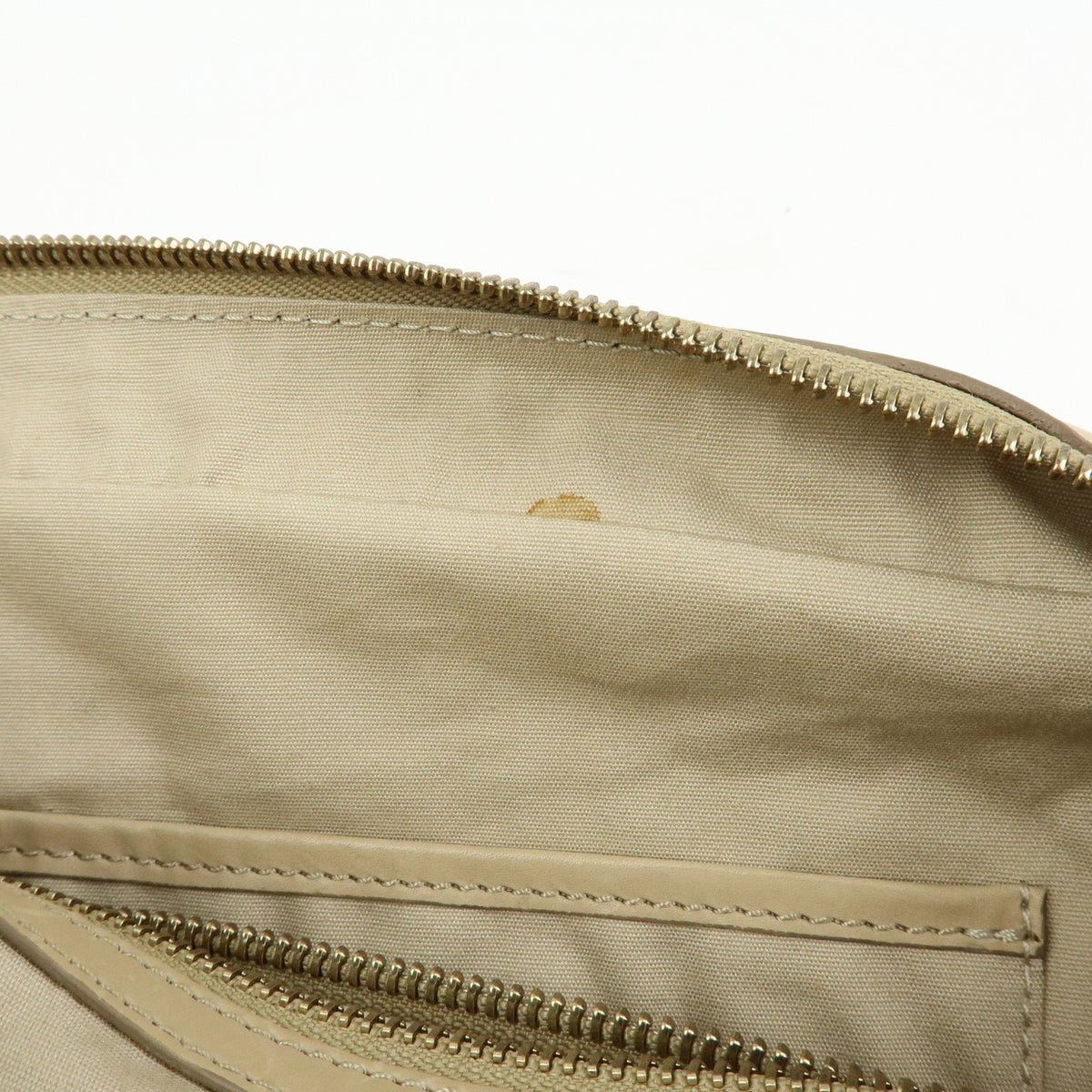Celine Bowling Leather, Beige, Leather, Handbag