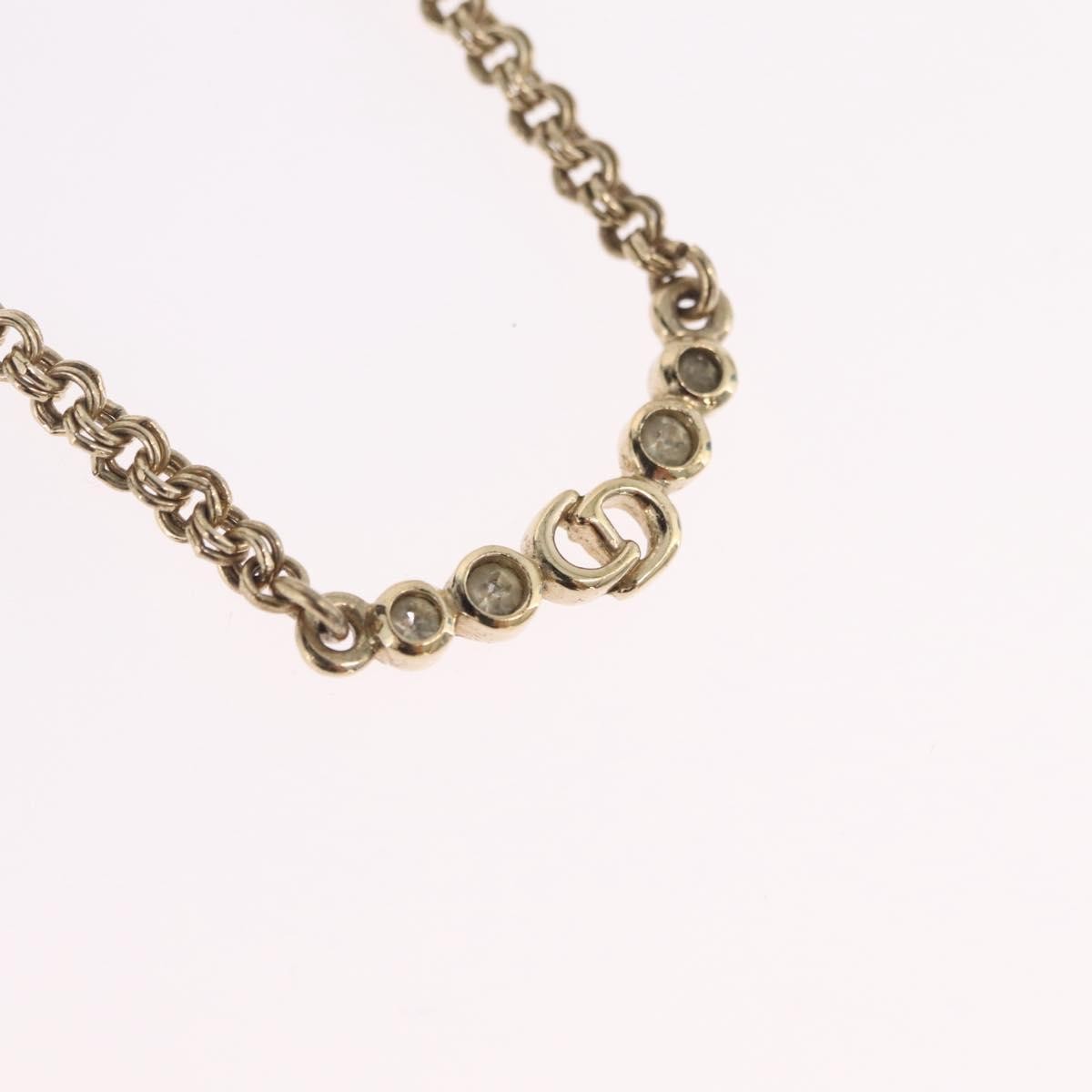Christian Dior CD Pendant Metal, Gold, Metal, Necklace