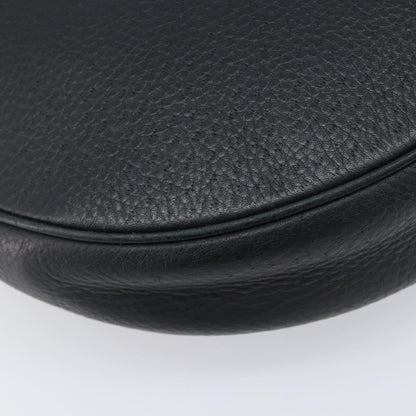 Salvatore Ferragamo Gancini Leather, Black, Leather, Crossbody Bag
