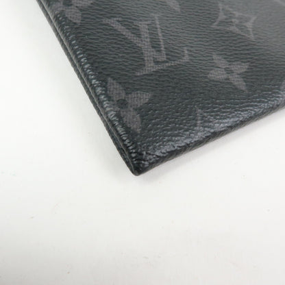 Louis Vuitton Discovery Pochette Monogram Eclipse Canvas, Black, Canvas, Clutch