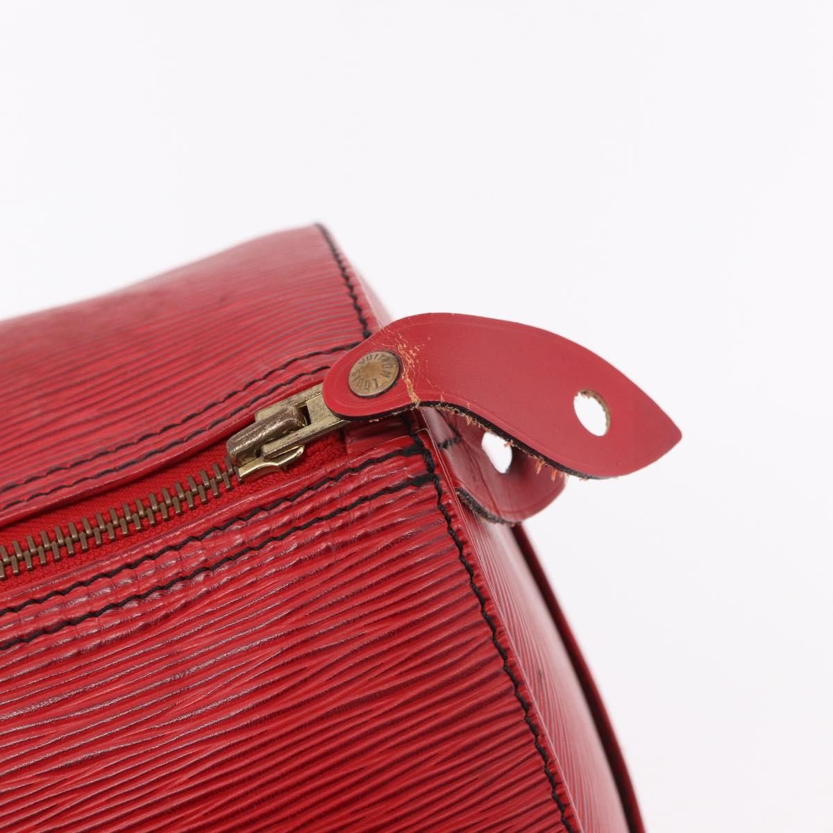 Louis Vuitton Speedy Epi Leather, Red, Leather, Handbag
