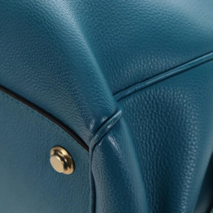 Louis Vuitton Milla Veau Nuage Calfskin, Blue, Leather, Handbag