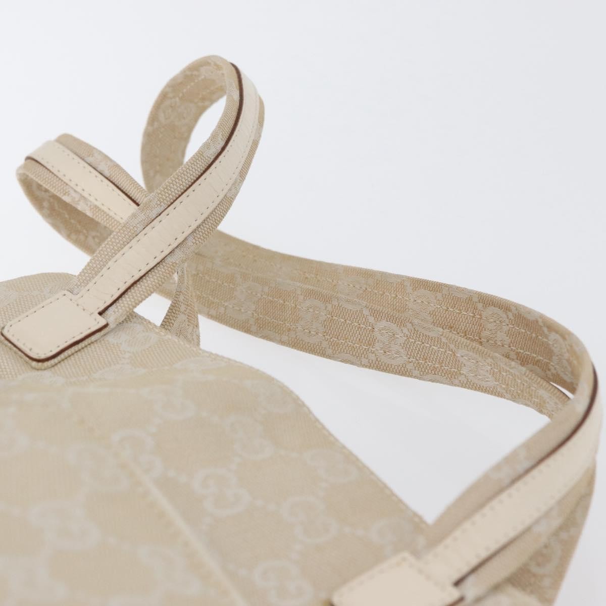 Gucci Double Pocket Tote GG Canvas and leather, Ecru, Canvas, Handbag