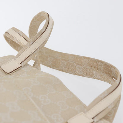 Gucci Double Pocket Tote GG Canvas and leather, Ecru, Canvas, Handbag