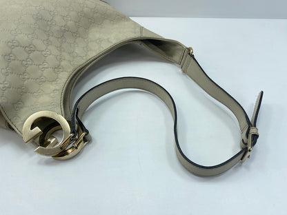 Gucci Charlotte Guccissima Leather, Beige, Leather, Tote Bag