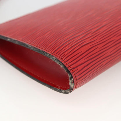Louis Vuitton Pochette Accessoires Epi Leather, Red, Leather, Clutch