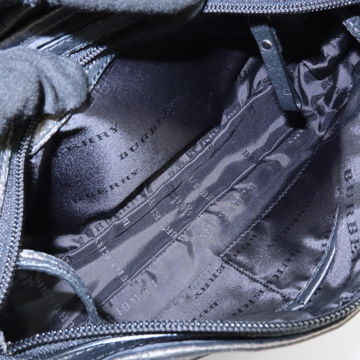 Burberry Shoulder Bag Leather, Black, Nylon, Shoulder Bag