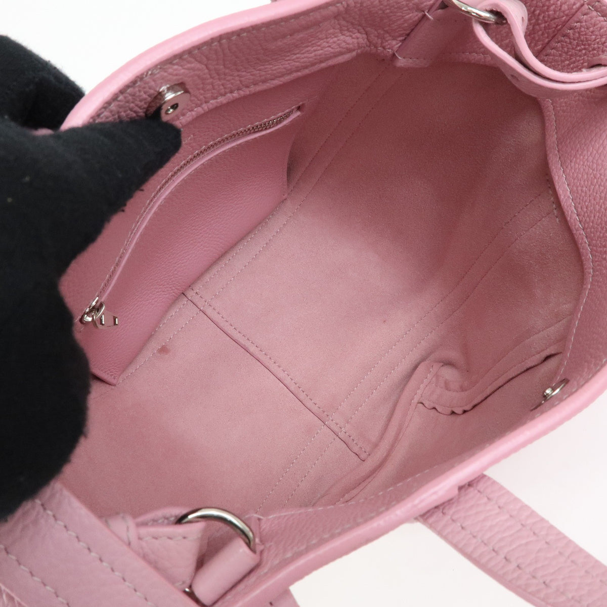 Balenciaga Everyday 2.0 North South Leather, Pink, Leather, Tote Bag