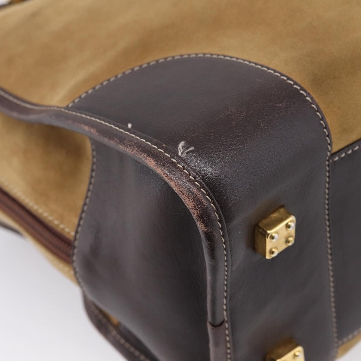 Loewe Amazona Suede, Beige, Suede, Handbag