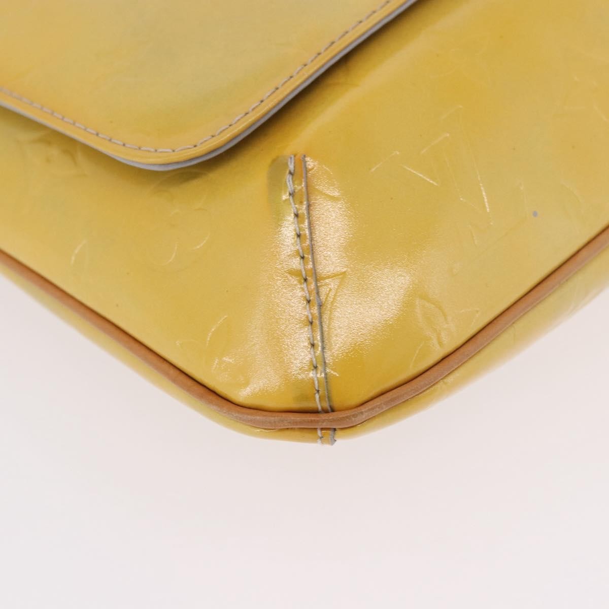 Louis Vuitton Thompson Street Monogram Vernis, Yellow, Patent Leather, Shoulder Bag