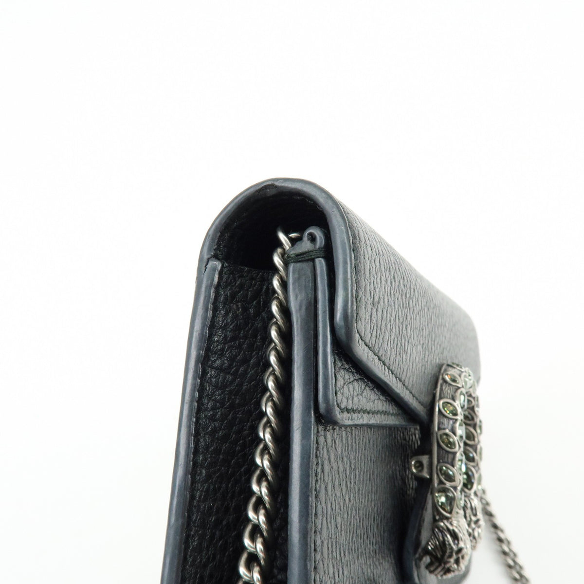 Gucci Dionysus Leather, Black, Leather, Handbag