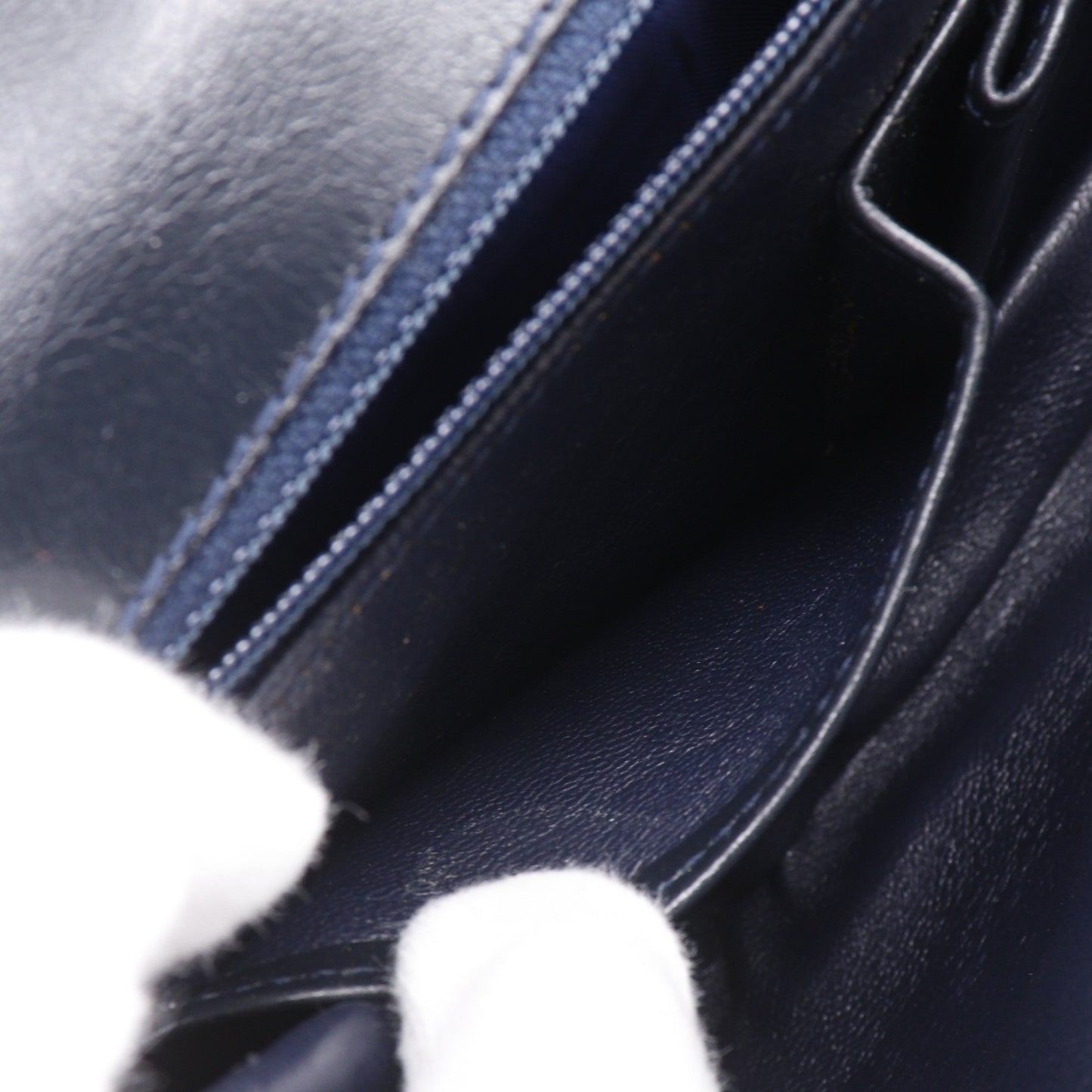 Celine Vintage Triomphe Flap Leather, Black, Calfskin, Shoulder Bag