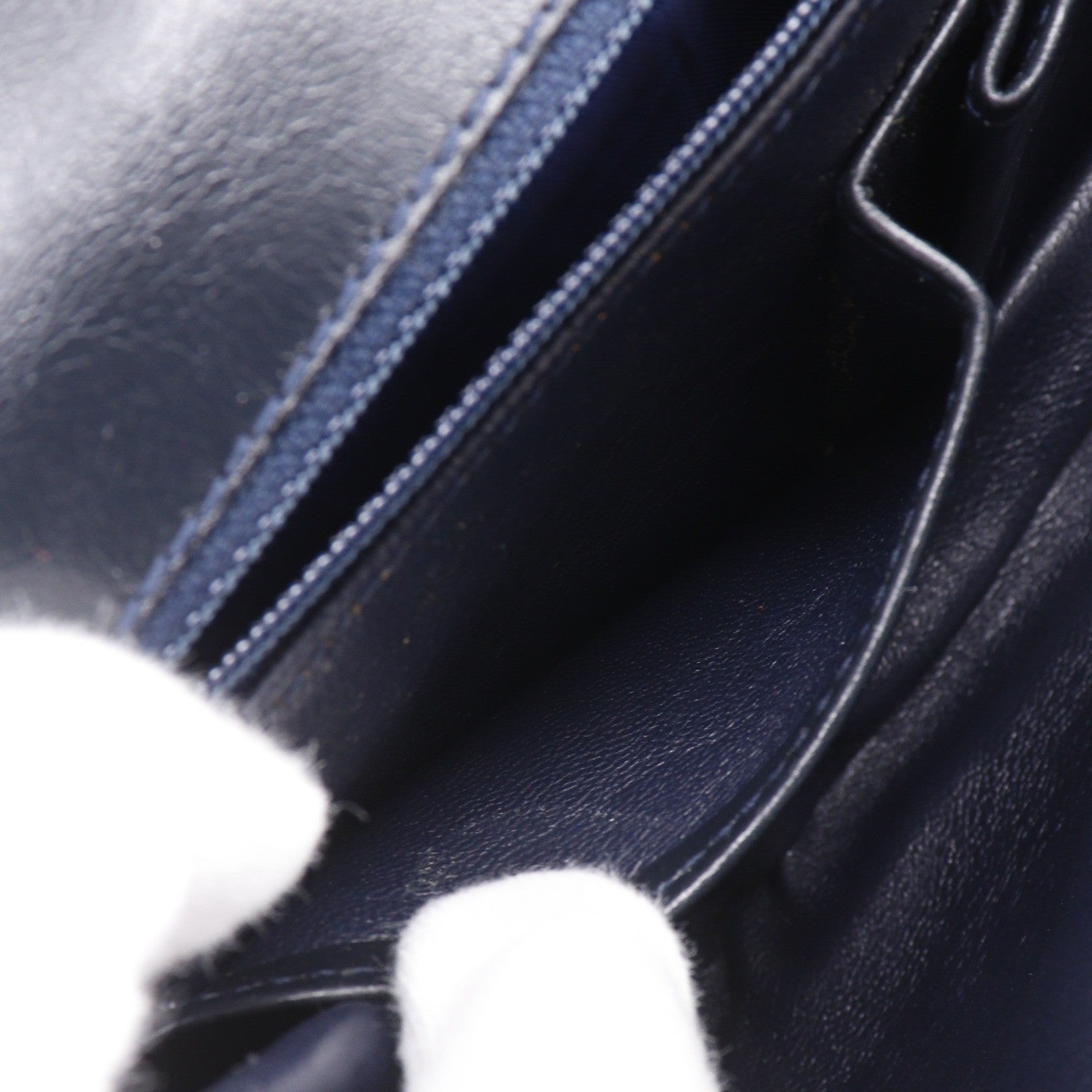 Celine Vintage Triomphe Flap Leather, Black, Calfskin, Shoulder Bag
