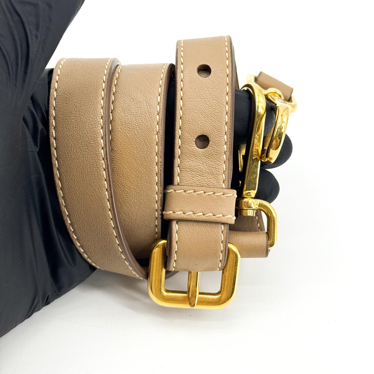 Prada Prada Vitello Phenix Leather Tote Bag Black Large phenix leather, Brown, Leather, Tote Bag