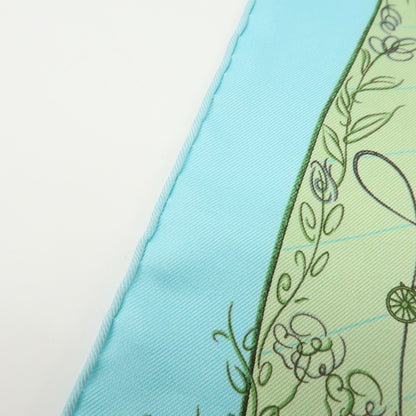 Hermes Carré 45 Les Capucines 100% Silk, Multicolour, Silk, Scarf