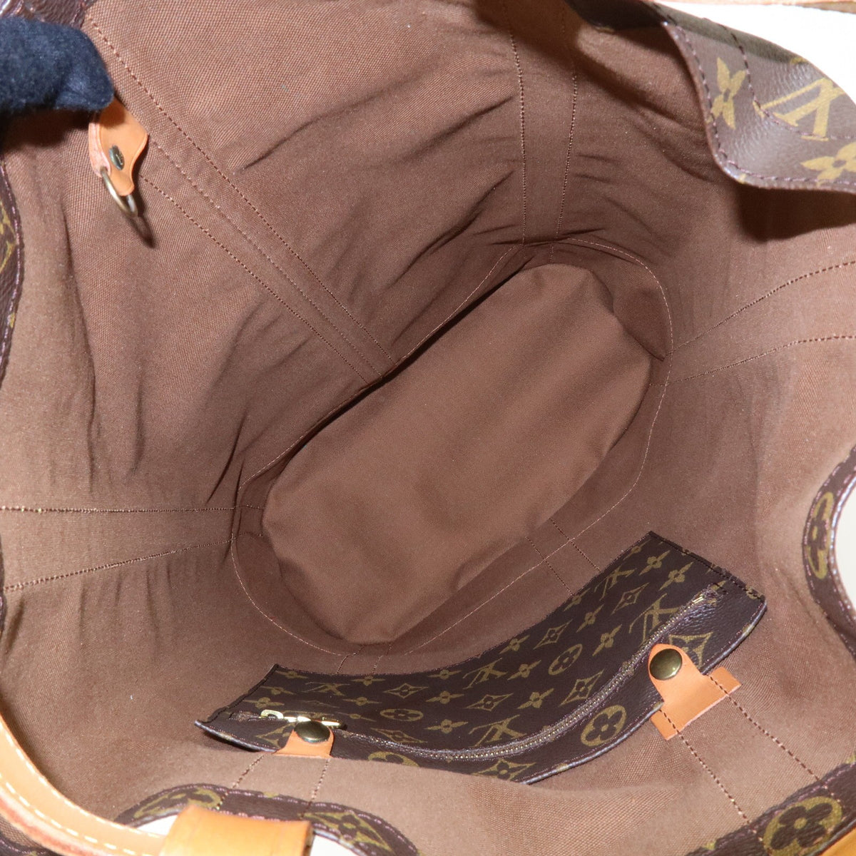 Louis Vuitton Randonnee Monogram Canvas, Brown, Canvas, Backpack