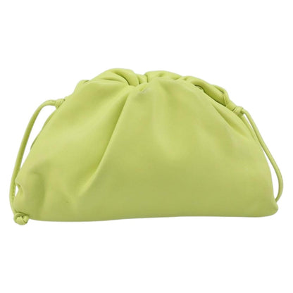Bottega Veneta The Pouch Coin Purse Leather, Green, Leather, Clutch