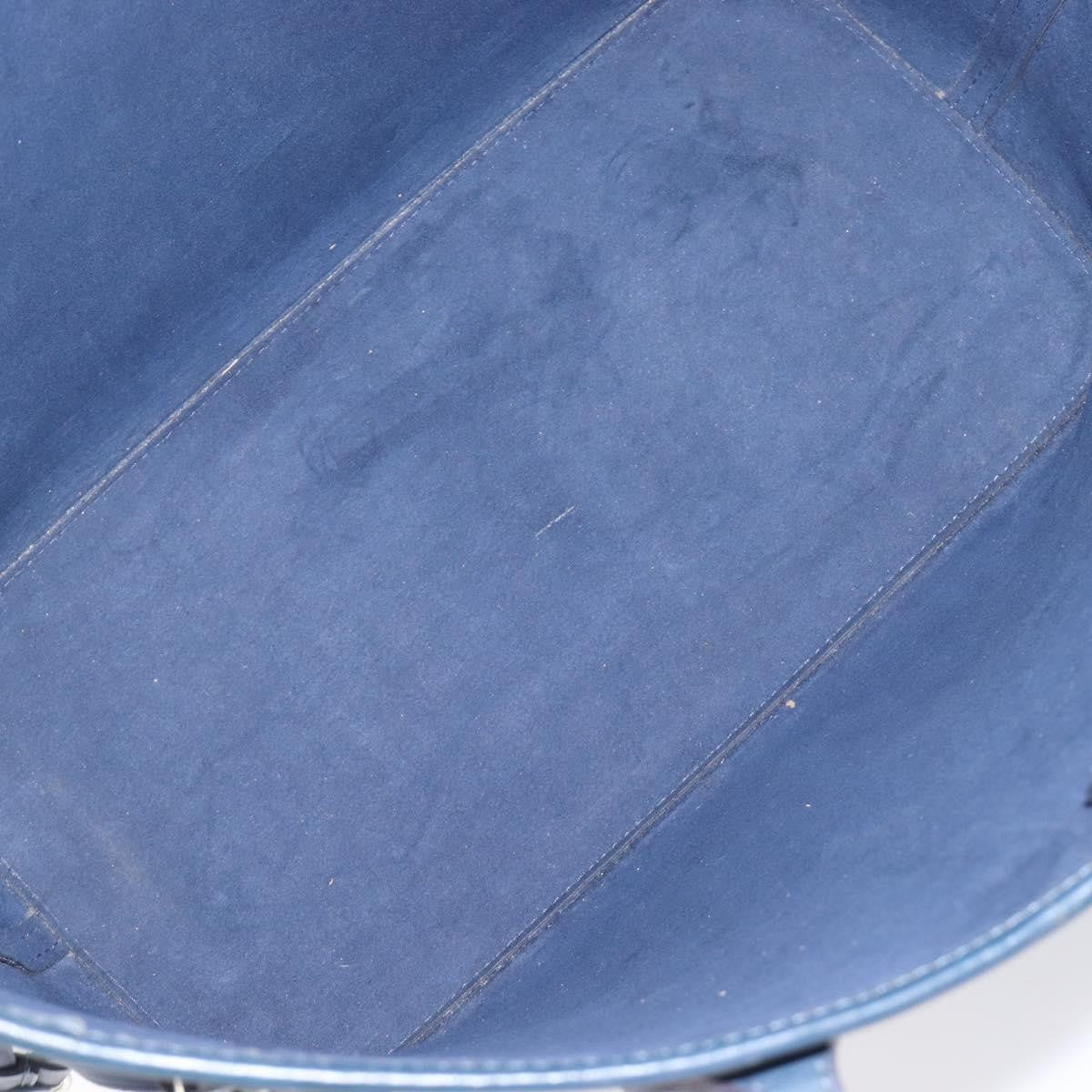 Louis Vuitton Neverfull Epi Leather, Blue, Leather, Tote Bag