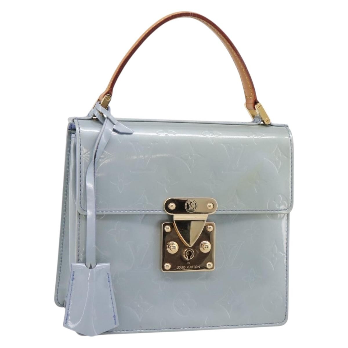 Louis Vuitton Spring Street NM Patent leather, Blue, Patent Leather, Handbag
