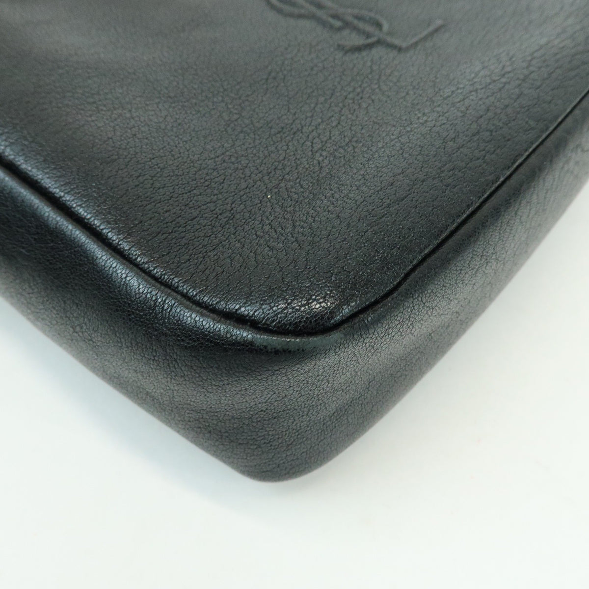 Saint Laurent Lou Camera Leather, Black, Leather, Handbag