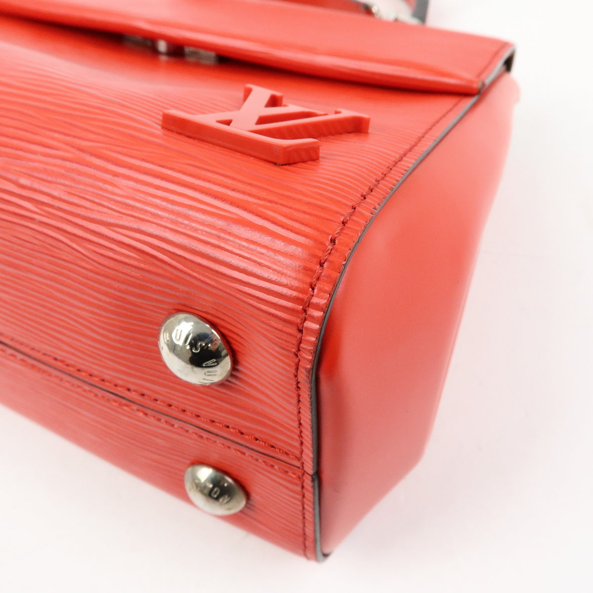 Louis Vuitton Cluny Top Handle Epi Leather, Red, Leather, Handbag