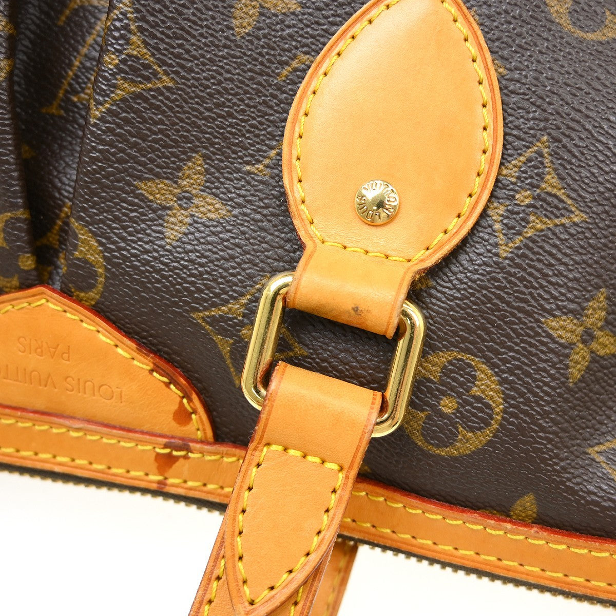 Louis Vuitton Palermo Monogram Canvas, Brown, Canvas, Tote Bag