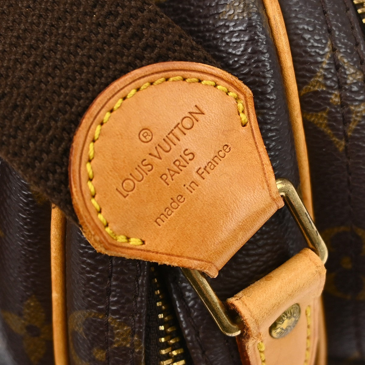 Louis Vuitton Reporter Monogram, Brown, Canvas, Shoulder Bag