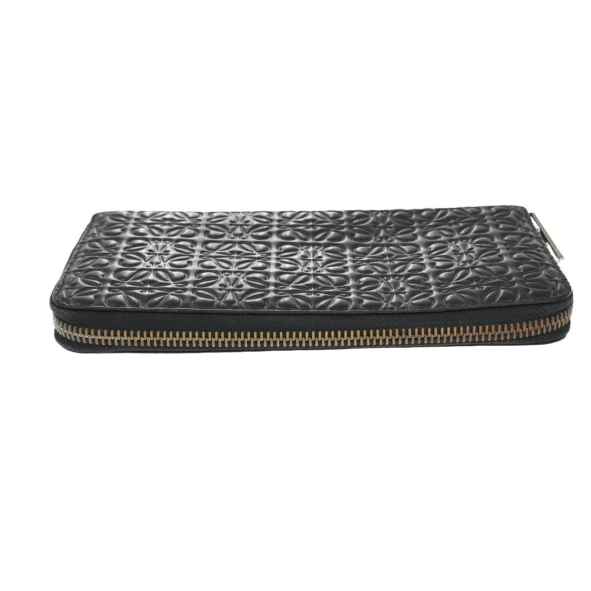 Loewe Anagram Leather, Black, Leather, Wallet