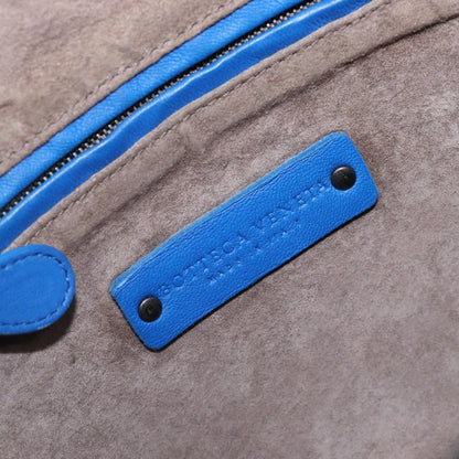 Bottega Veneta Nodini Intrecciato Nappa, Blue, Leather, Shoulder Bag