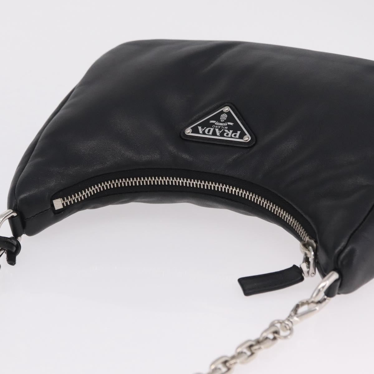 Prada Re-Edition 2005 Nappa Leather, Black, Leather, Shoulder Bag
