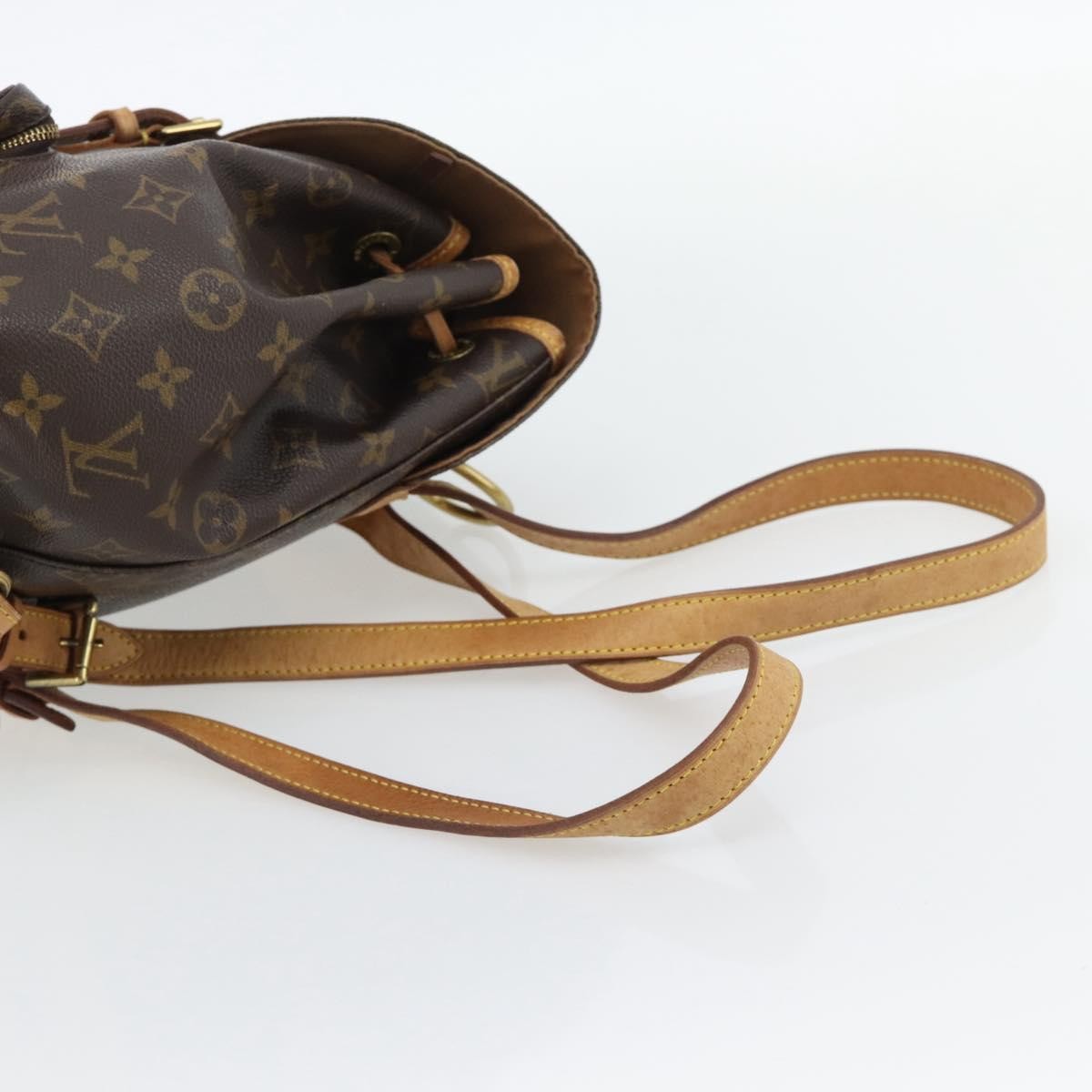 Louis Vuitton Vintage Montsouris Monogram Canvas, Brown, Canvas, Backpack