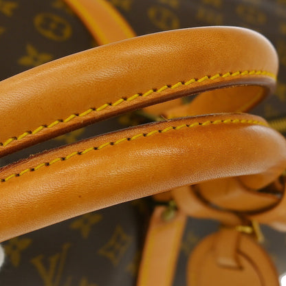 Louis Vuitton Keepall Monogram, Brown, Canvas, Travel Bag