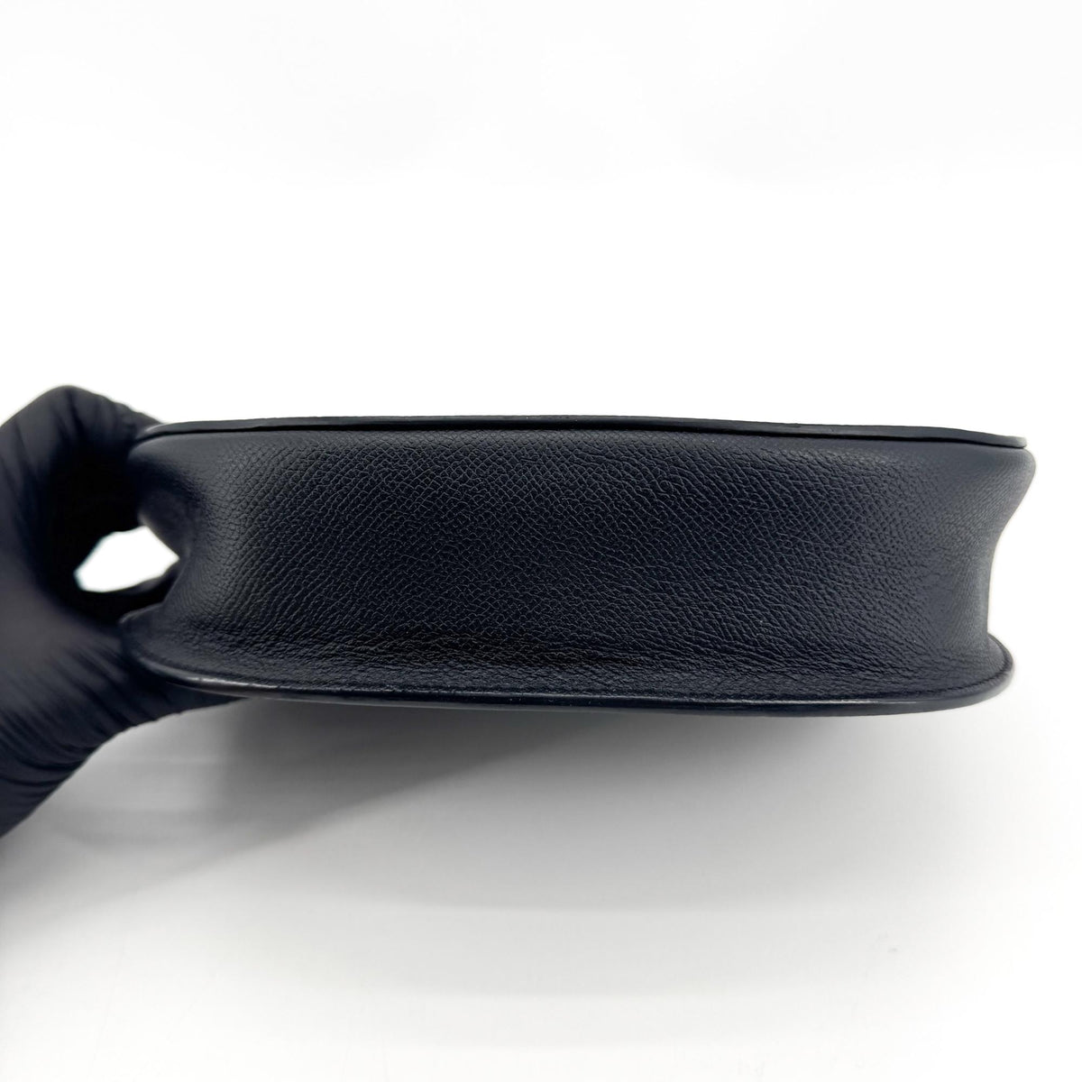 Celine Trotteur Calfskin, Navy, Leather, Crossbody Bag