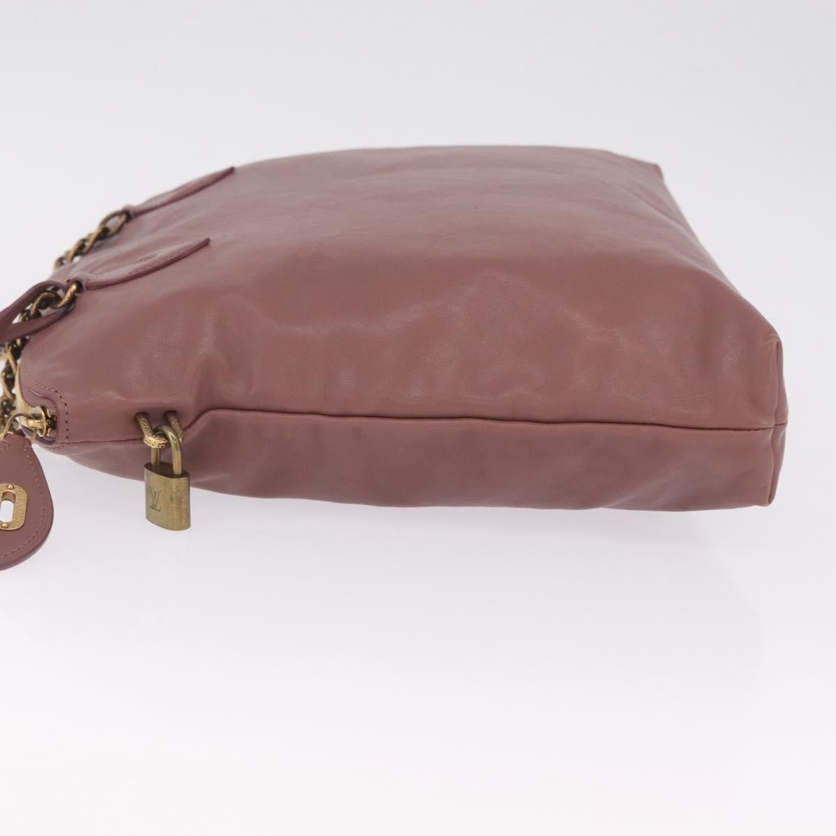 Louis Vuitton Lockit Chain Boudoir Leather, Pink, Leather, Handbag