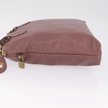 Louis Vuitton Lockit Chain Boudoir Leather, Pink, Leather, Handbag