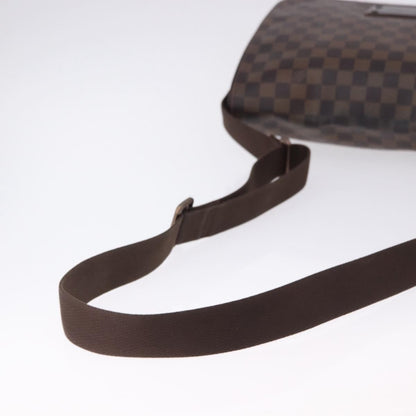 Louis Vuitton Brooklyn Damier Ebene, Brown, Canvas, Shoulder Bag