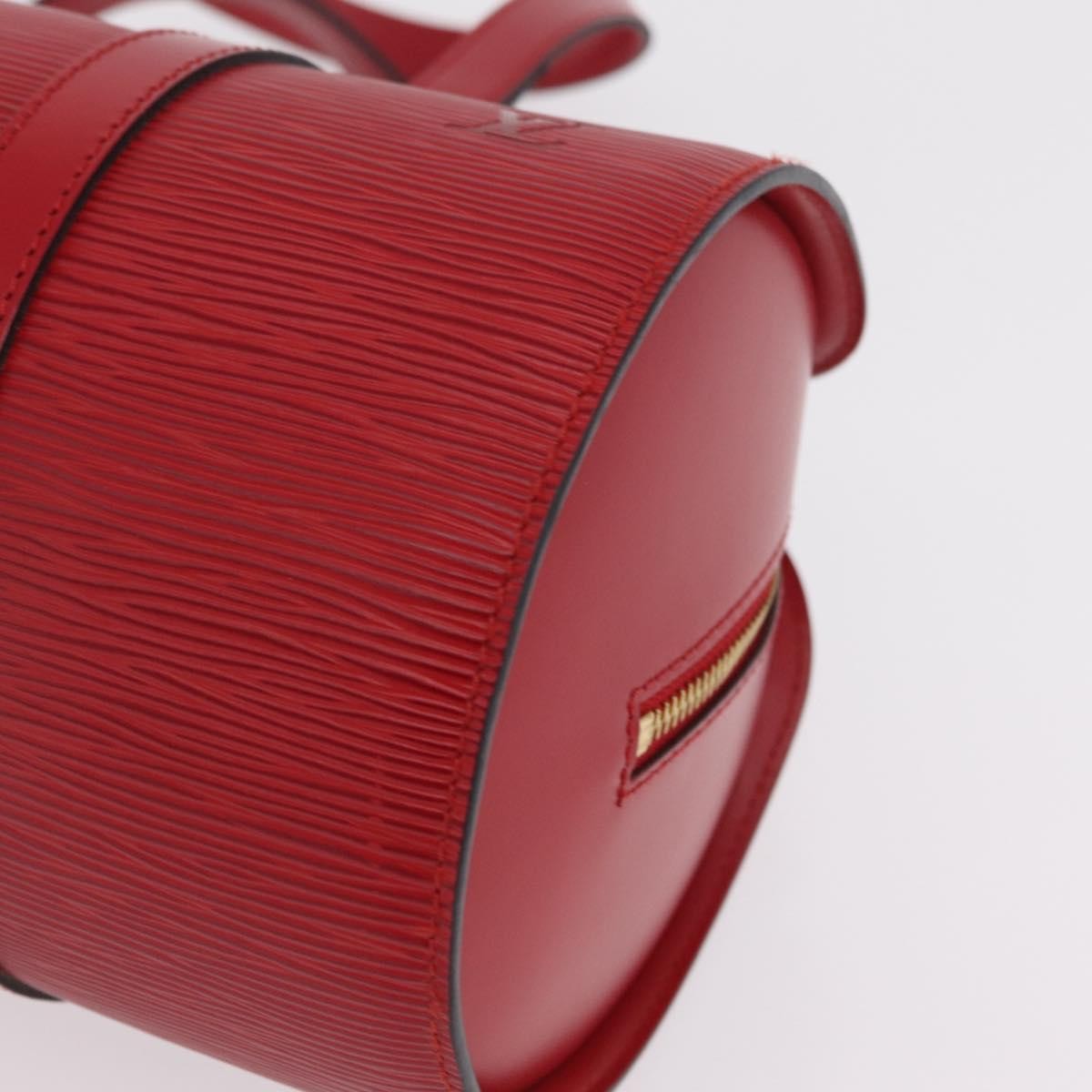Louis Vuitton Soufflot Epi Leather, Red, Leather, Tote Bag