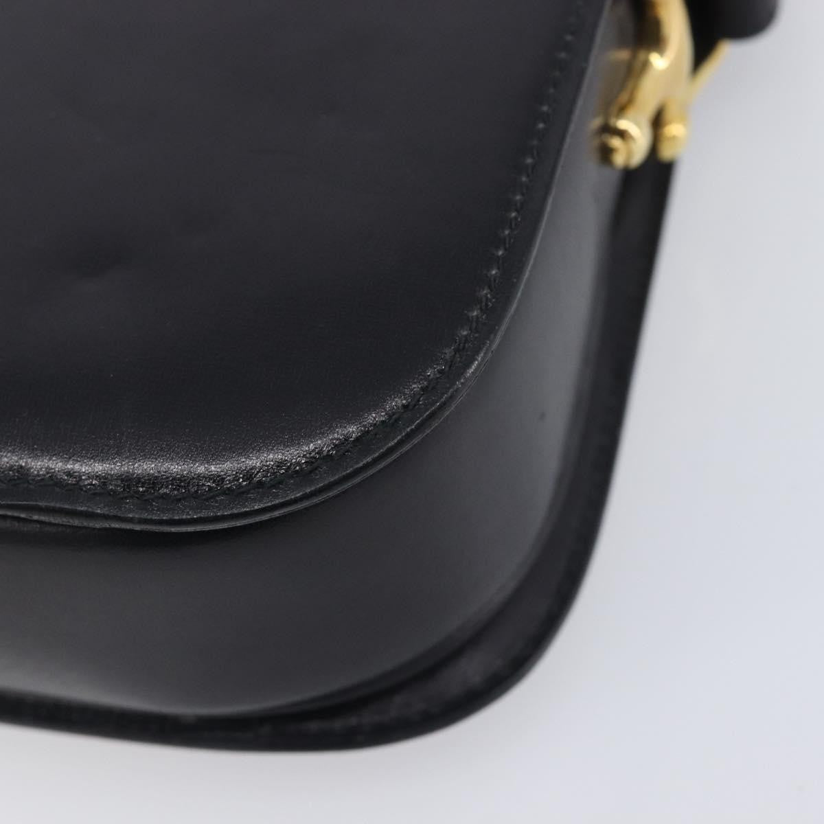 Celine Horse Carriage Leather, Black, Leather, Shoulder Bag