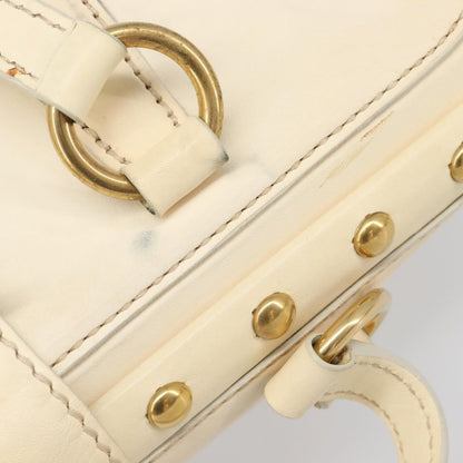 Miu Miu Beau Top Handle Leather, Beige, Leather, Handbag