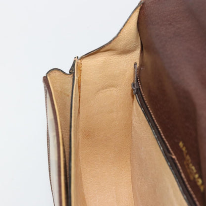 Balenciaga B. Shoulder Leather, Beige, Canvas, Shoulder Bag