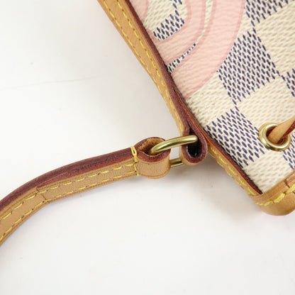 Louis Vuitton Noe Limited Edition Damier Tahitienne, White, Canvas, Shoulder Bag