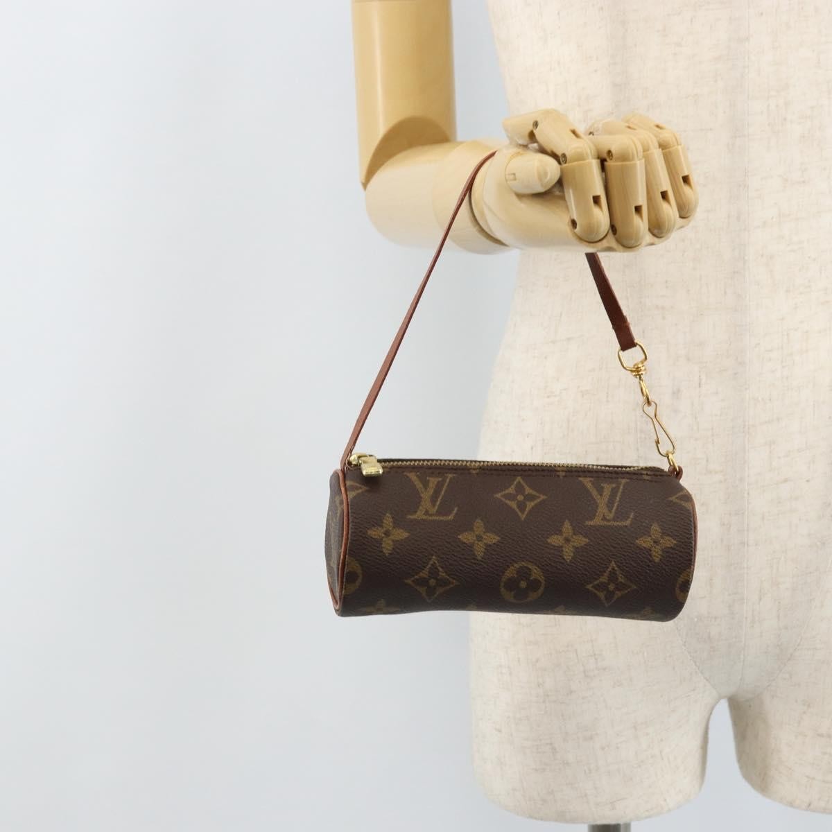 Louis Vuitton Papillon Pochette Monogram Canvas, Brown, Canvas, Clutch