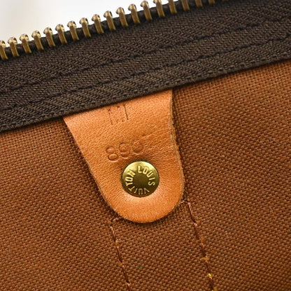 Louis Vuitton Keepall Monogram Canvas, Brown, Canvas, Travel Bag