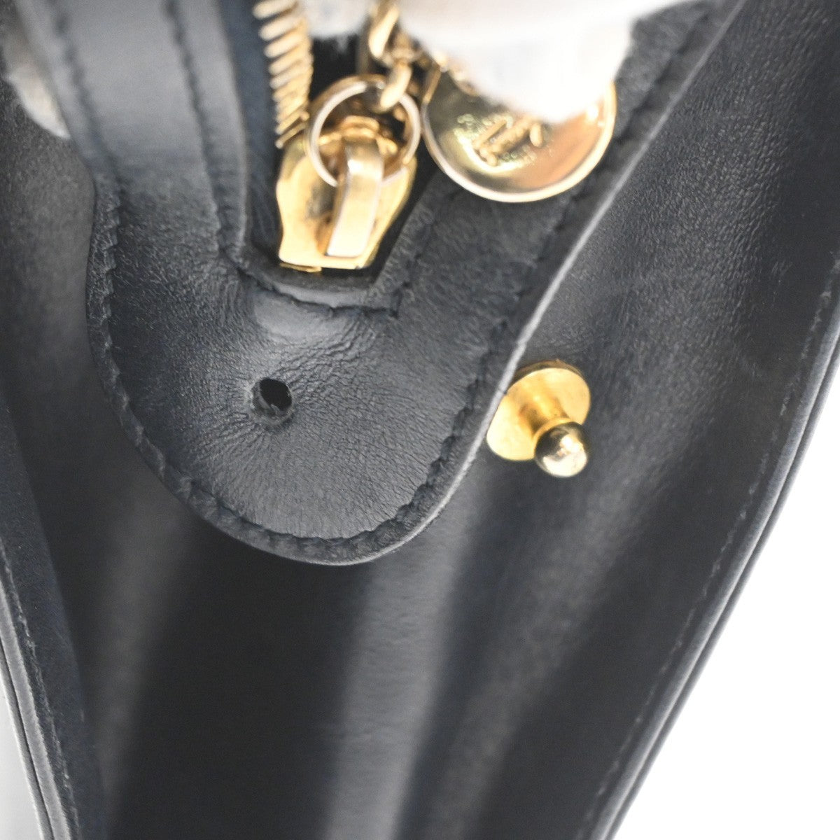 Salvatore Ferragamo Vintage Vara Bow Lizard Embossed Leather, Navy, Leather, Tote Bag