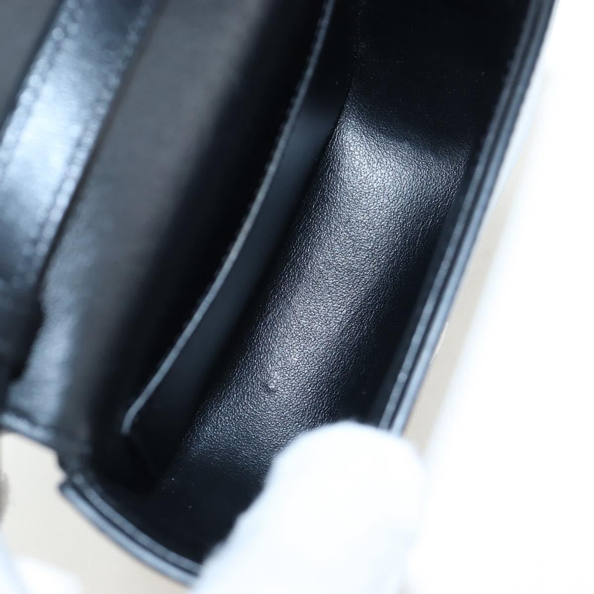 Celine Triomphe Smooth Calfskin, Black, Leather, Shoulder Bag