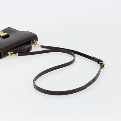 Louis Vuitton Monceau Vernis, Burgundy, Patent Leather, Handbag